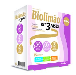 Biolimão Kit 3 Fases - Novo - Desintoxicar, Drenar e Queima Gorduras
