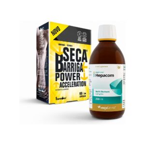 Pack  Seca barrigas com Fígado desintoxicado | Seca Barriga Power + Hepacom